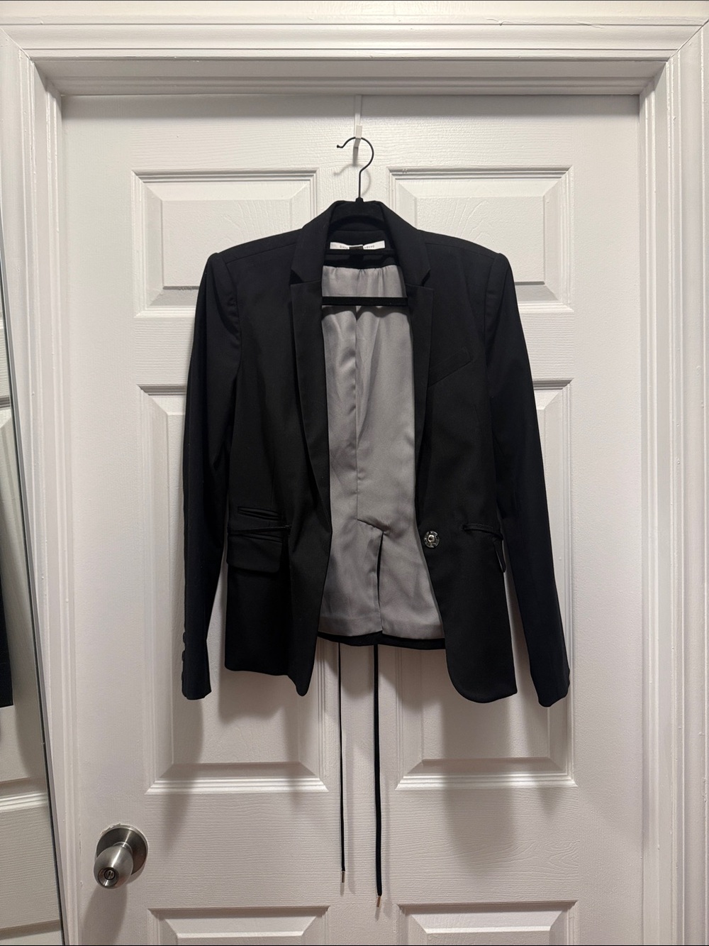 Diane Von Furstenberg Black Women's Tailored Blazer